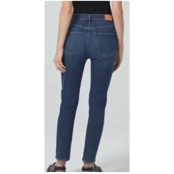 CITIZENS OF HUMANITY Jolene Vintage Slim High Rise Jeans Undercurrent Size 27 - Picture 6 of 16